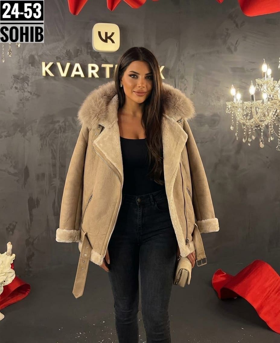 дубленка с капюшоном,комбинированная дубленка,молочная дубленка авиатор,дубленка авиатор,дубленка с песцом