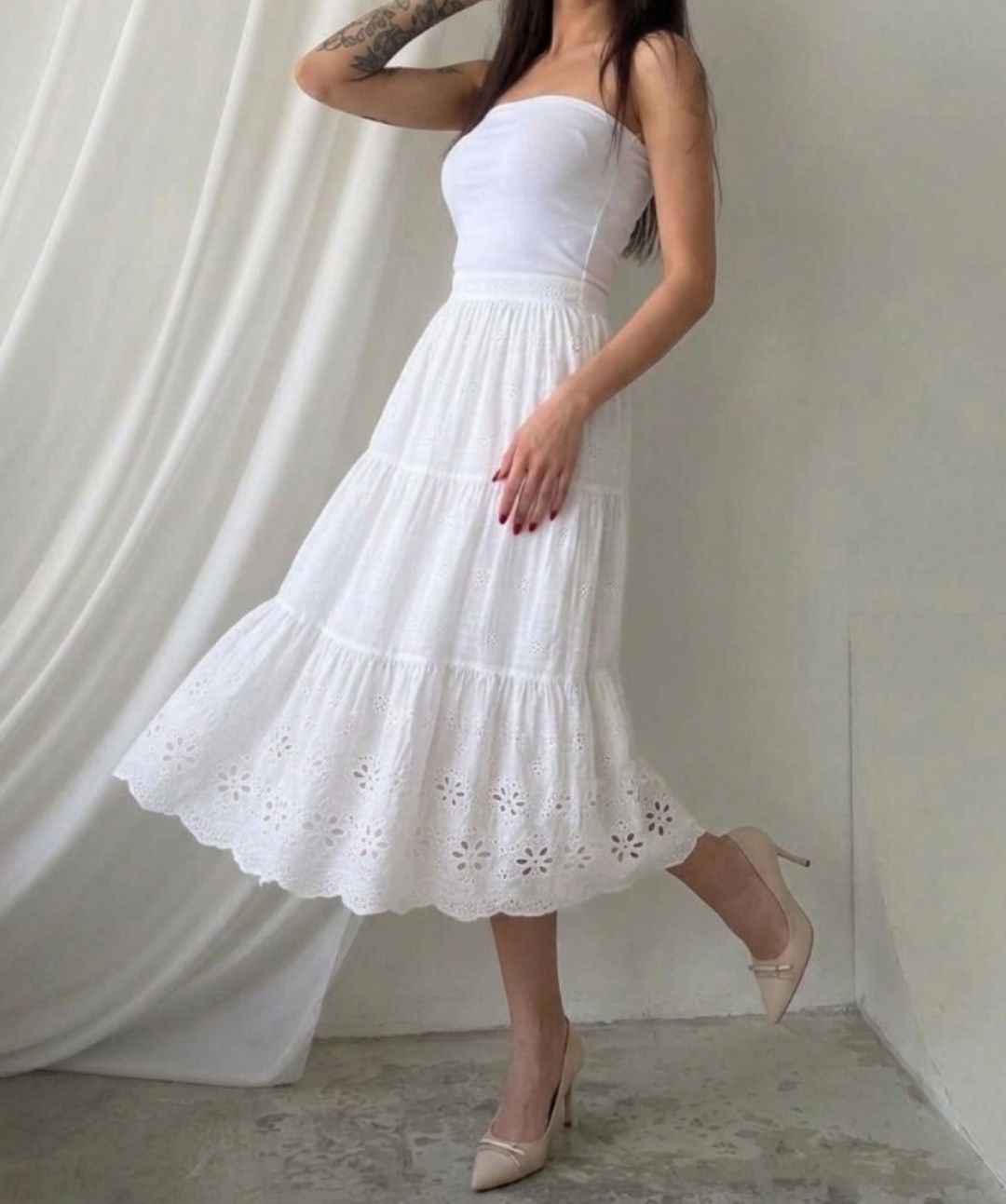 сарафан с кружевами,кружевной сарафан,белый сарафан,нарядное платье,сарафан