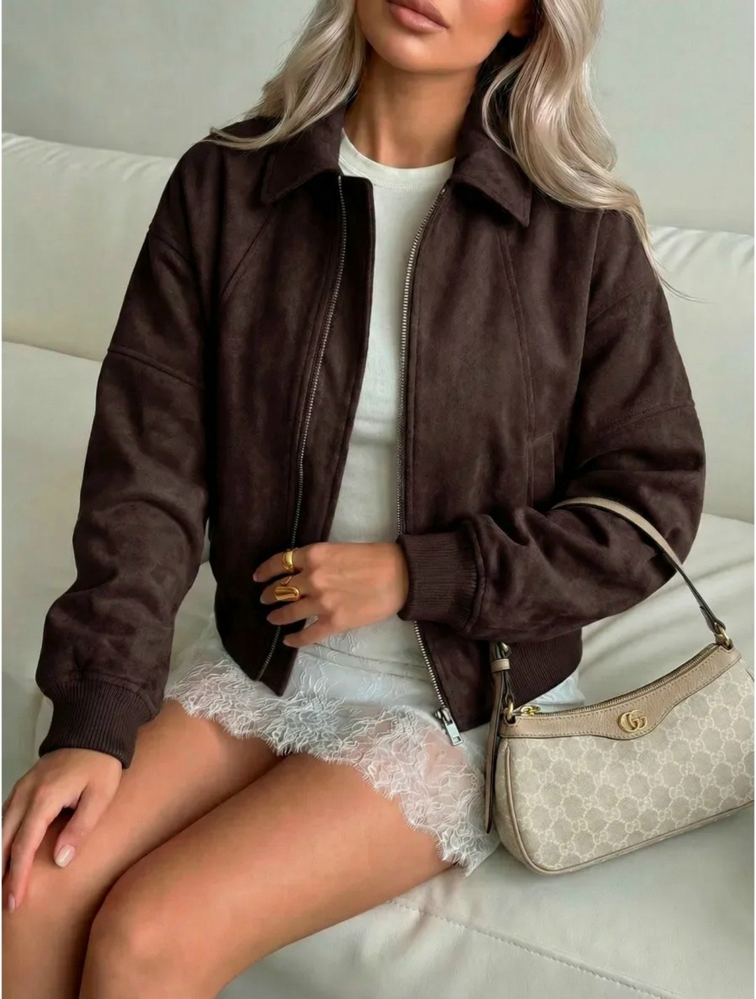 бомбер укороченный оверсайз замшевый куртка рабочего тренд saint shine,куртка бомбер,бомбер женская куртка,замшевая куртка,бомбер замш