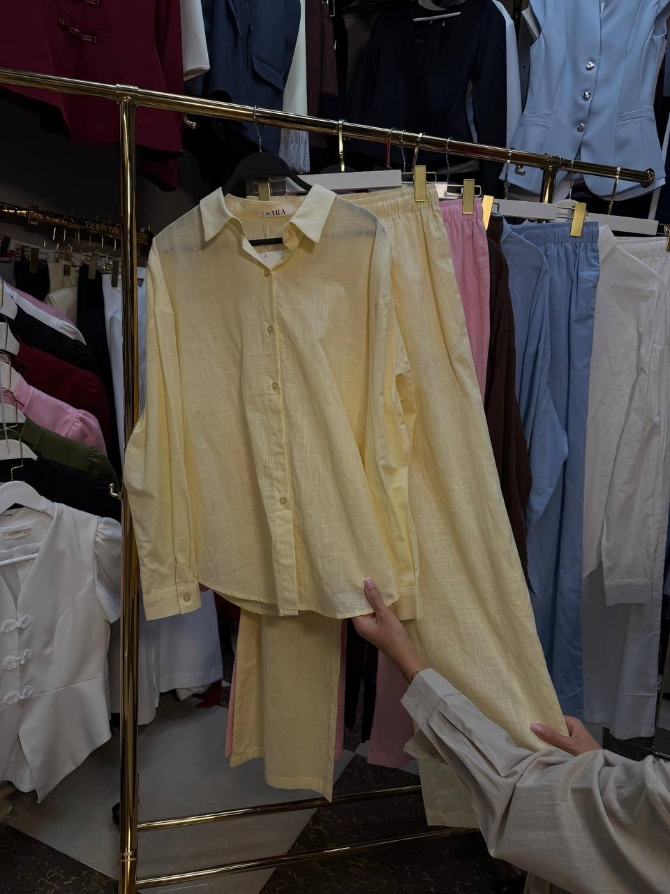 рубашка бежевая,,костюм женский,рубашка хлопок,костюм белый