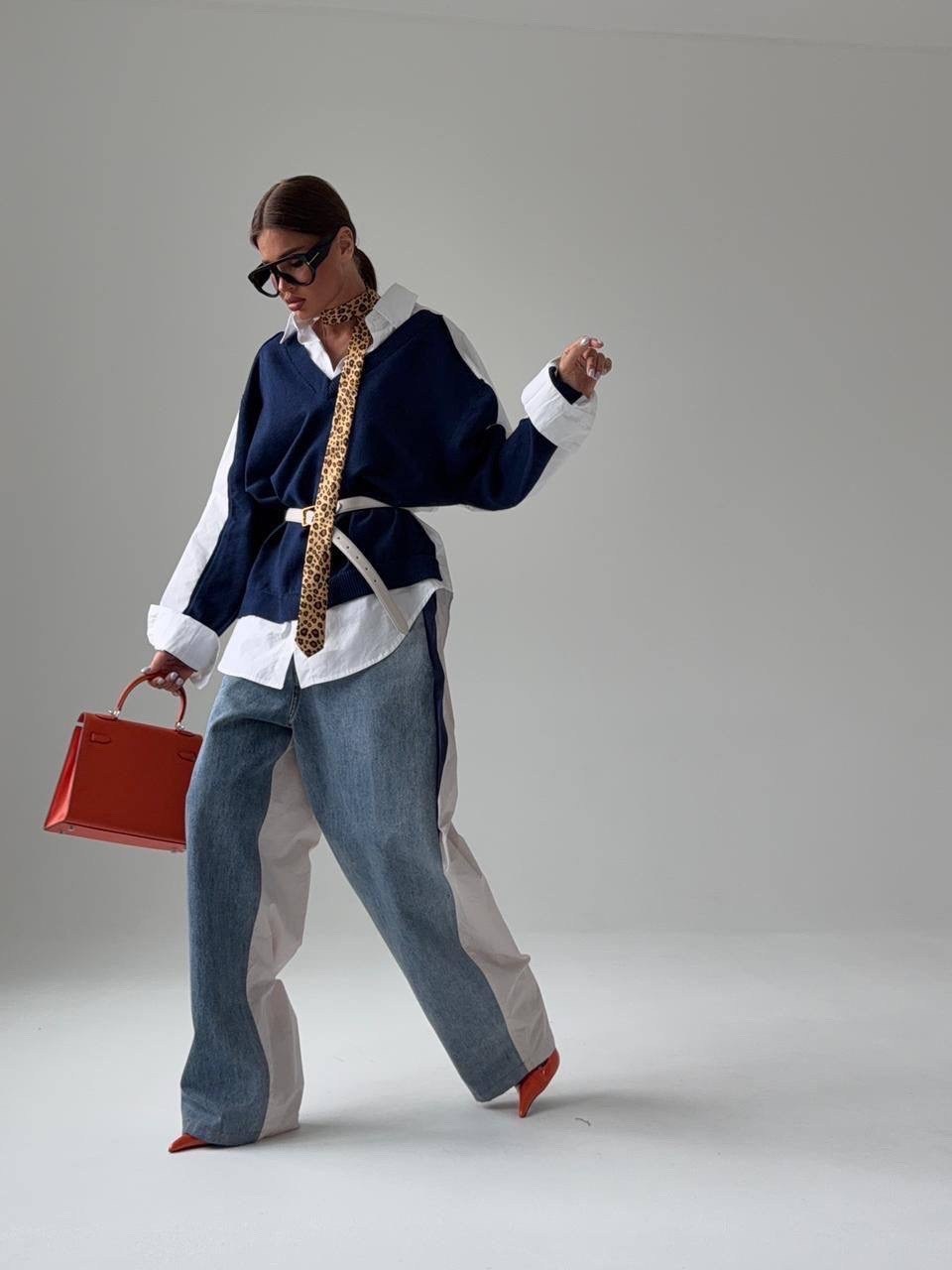 трикотажная жилетка,трикотажный жилет,вязаный жилет,женская кофта,жилет с рубашкой