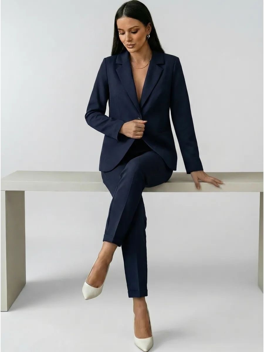 брючный костюм,костюм женский брючный,костюм брючный классический yugina,брючный костюм женский деловой,пиджак женский черный