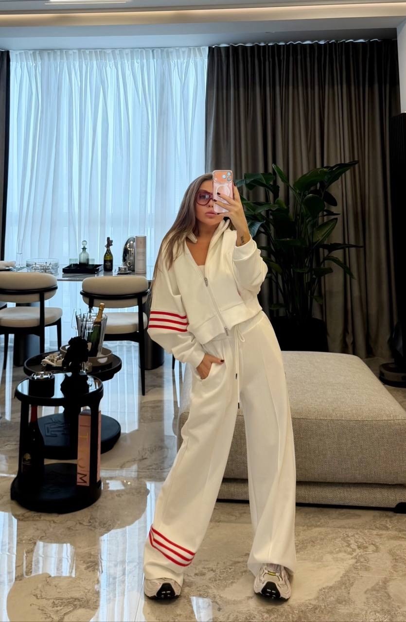 костюм спортивный женский,стильные костюмы,белый спортивный костюм в стиле celine,костюм спортивный,женский костюм