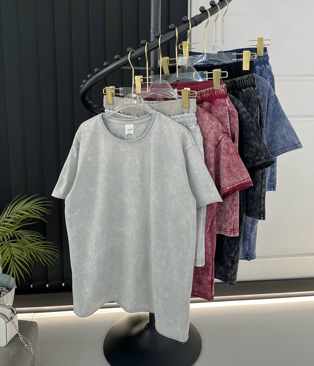 футболка оверсайз варенка серая 2man 538234492,футболка оверсайз варенка,футболка оверсайз,футболки женская,костюм женский