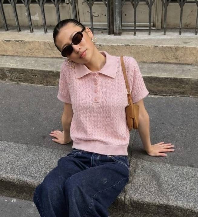 вязаное поло,бежевый джемпер,кофта поло,джемпер поло,вязаное поло женское