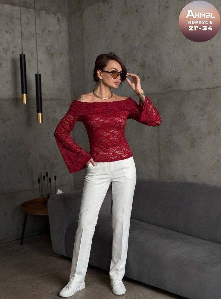 блузка женская нарядная гипюровая бордовая с топом urs,блузка женская гипюровая,элегантная блузка женская нарядная из тонкого гипюра,элегантная блузка женская нарядная из тонкого гипюра в белом цвете,
