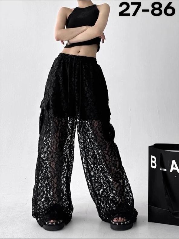 брюки из кружева,кружевные брюки,брюки с кружевом,брюки кружевные прозрачные гипюровые,кружевные штаны