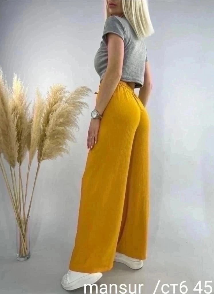 широкие брюки палаццо,брюки женские широкие на резинке палаццо,широкие брюки палаццо на резинке ns wear,женские брюки палаццо,брюки летние палаццо широкие chika collection