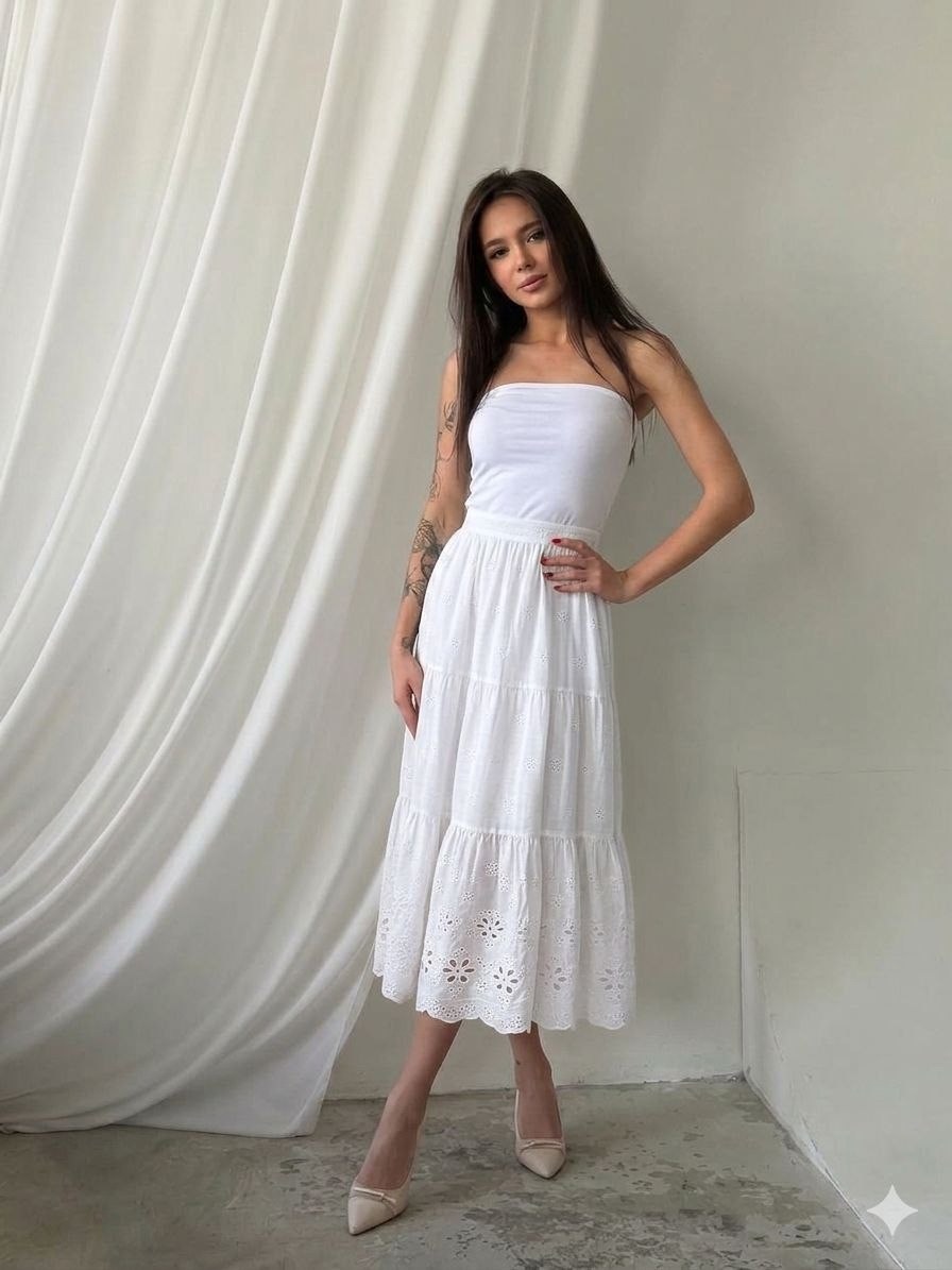 юбка женская,кружевная юбка,юбка,белая юбка,юбка длинная