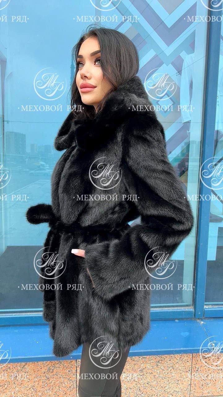 шуба норковая,шуба норка,шуба из норки,норковая шуба с капюшоном,шуба норковая фасон халат