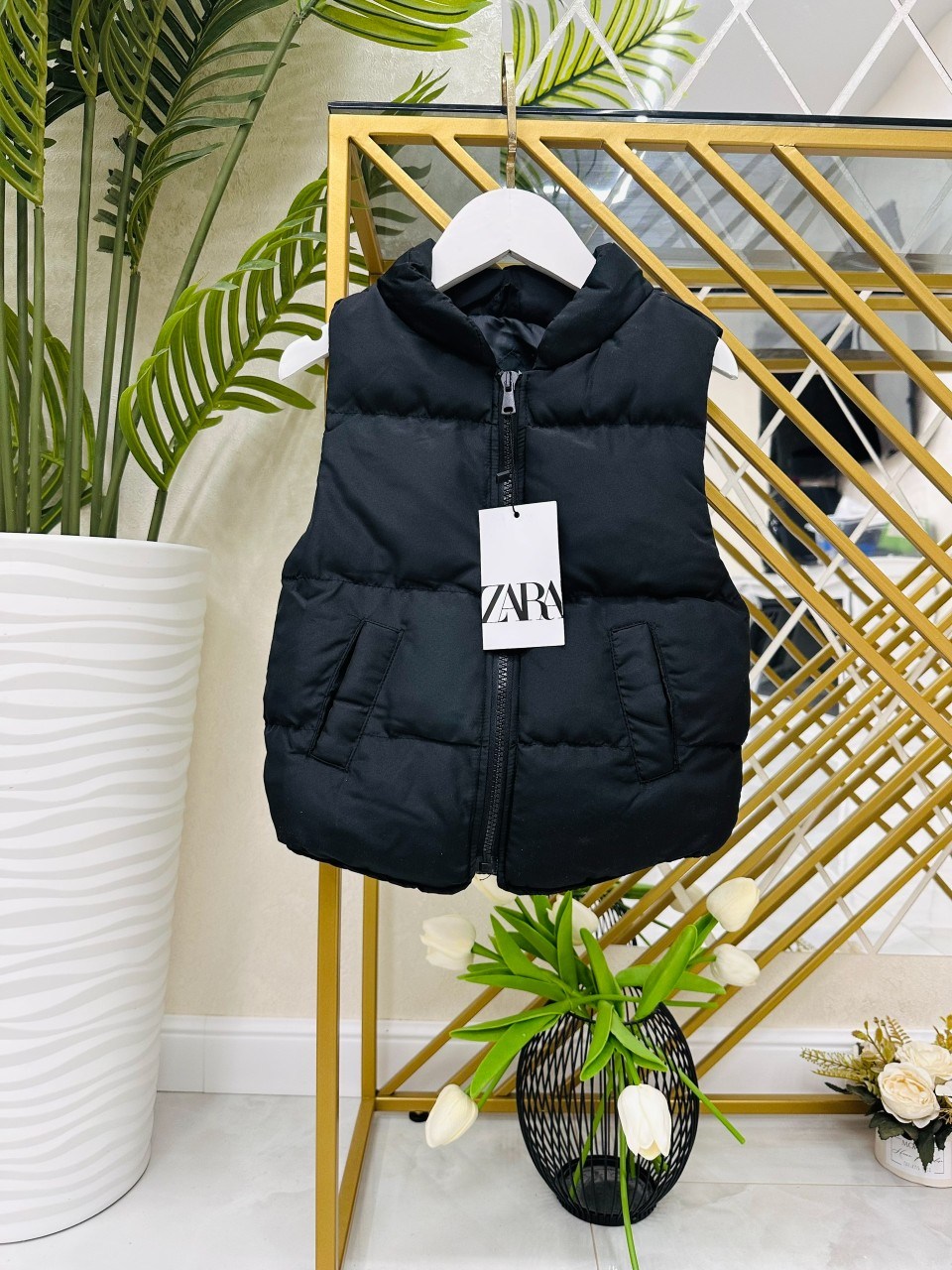 жилетка двухсторонняя,жилетка детская,жилетка зара детская,жилетка черная,теплый жилет