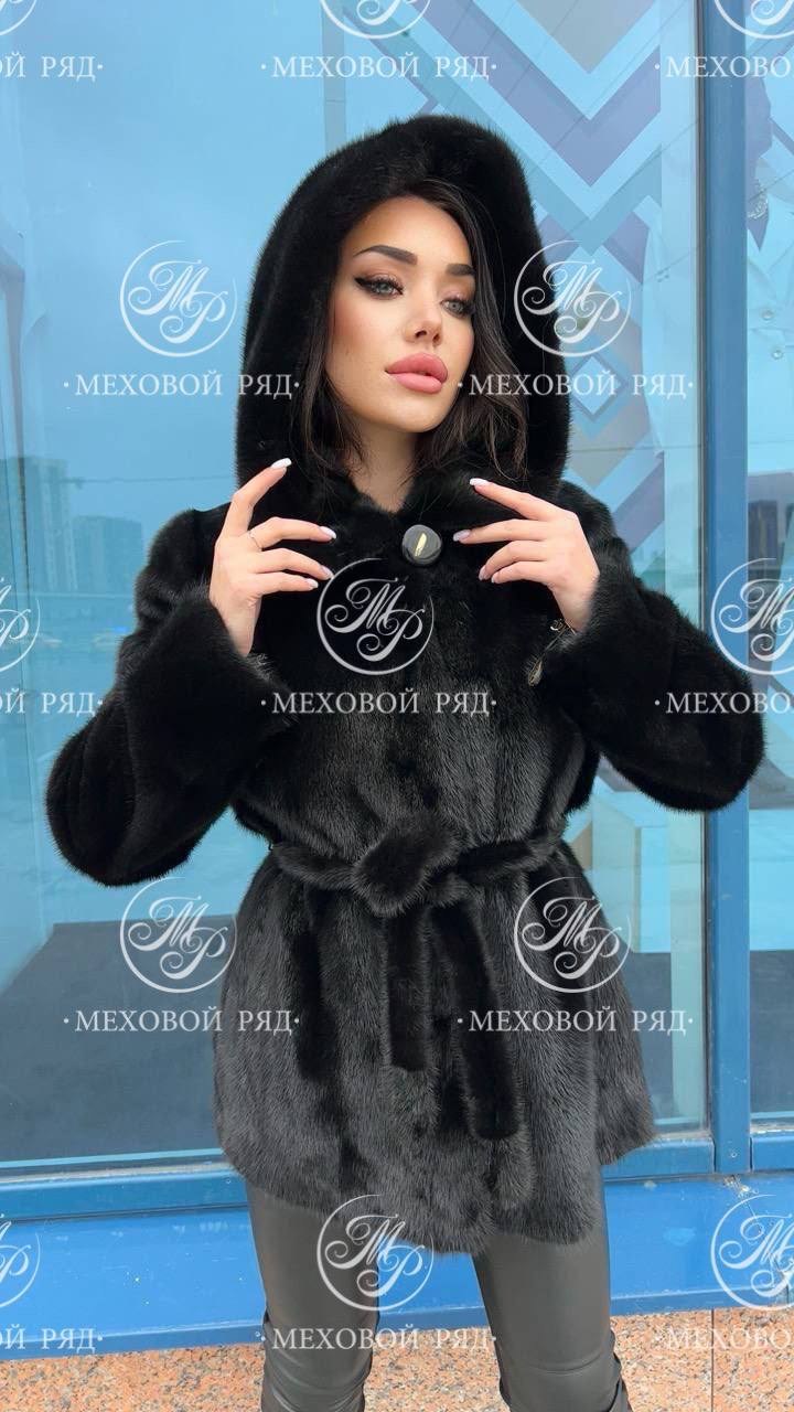 шуба норковая,шуба норка,шуба из норки,норковая шуба с капюшоном,шуба норковая фасон халат