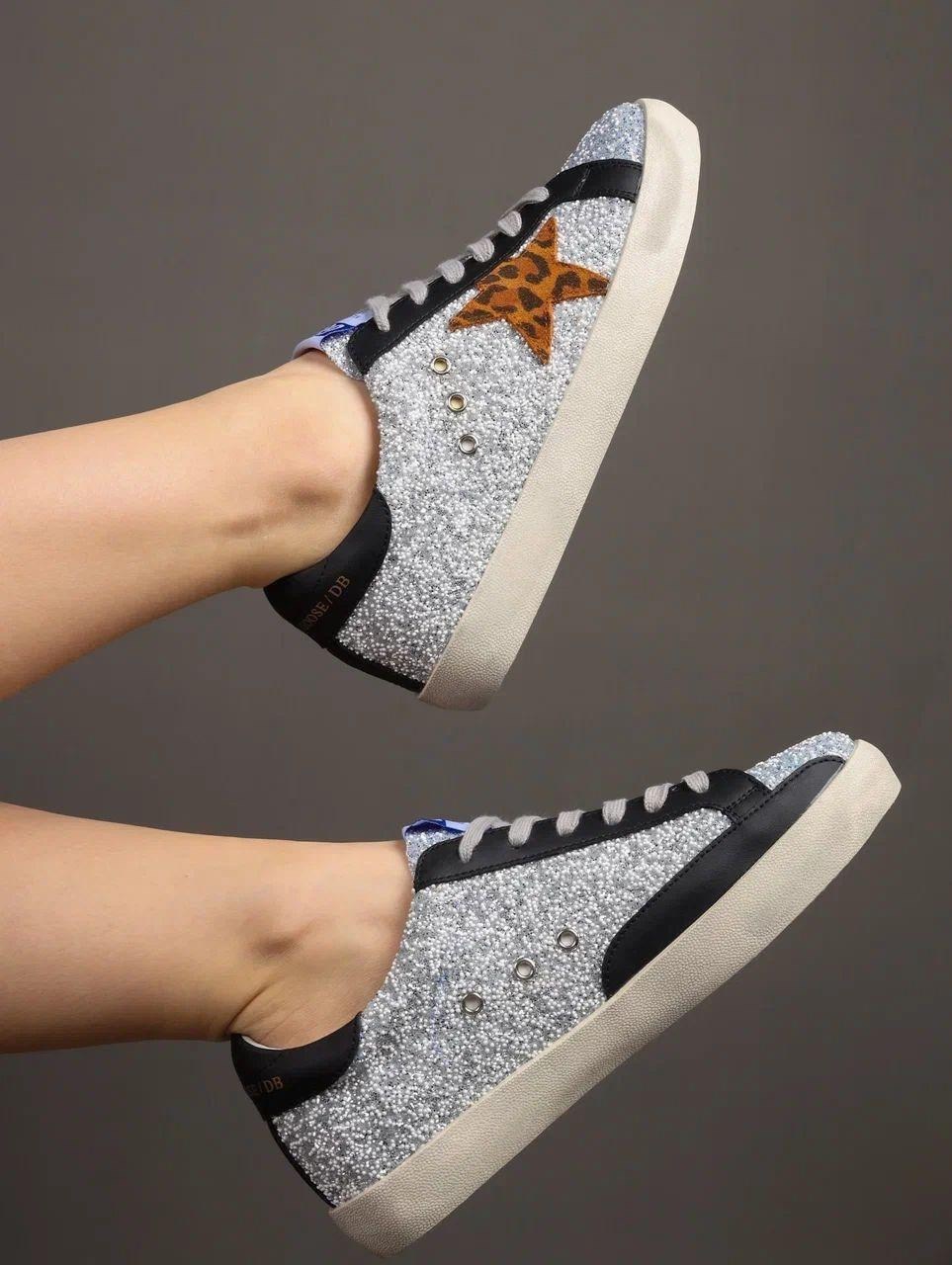 ,кеды golden goose,женские кеды,кроссовки golden goose,golden goose кеды блестящие