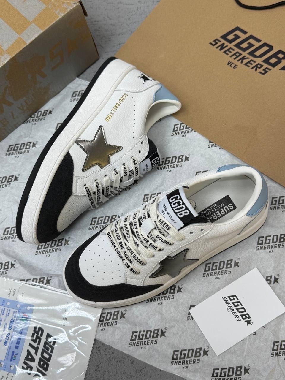 кроссовки golden goose ball-star low белый красный,кроссовки golden goose,кеды golden goose,кеды golden goose "ball star" красные,golden goose sneakers