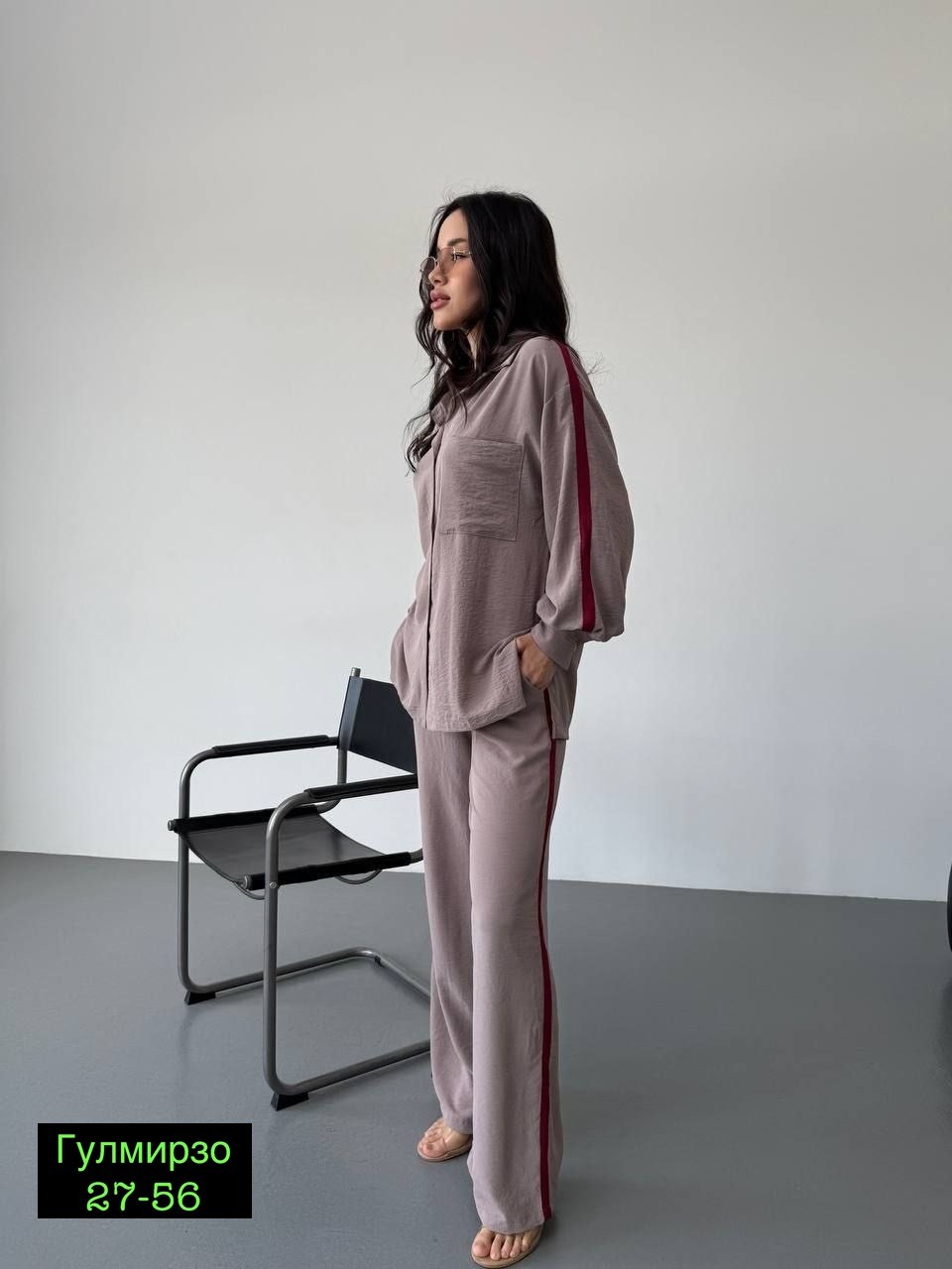 брючный атласный костюм,шелковый брючный костюм женский,костюм льняной с прямыми широкими брюками палаццо и рубашкой alexbo,атласный костюм,костюм с брюками