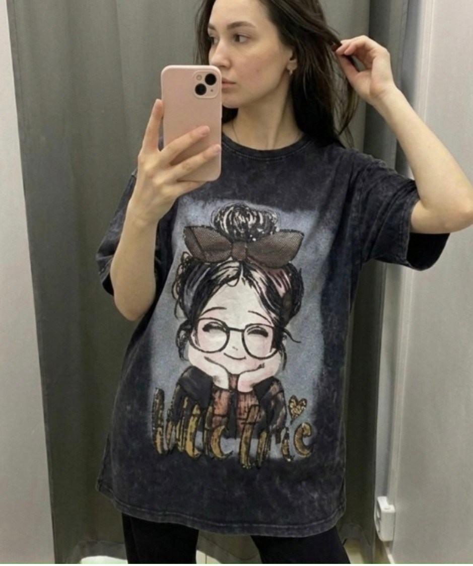 футболка женская оверсайз в стиле,футболка варенка оверсайз удлиненная с принтом,женская футболка оверсайз,футболка оверсайз,футболочка в стиле оверсайз