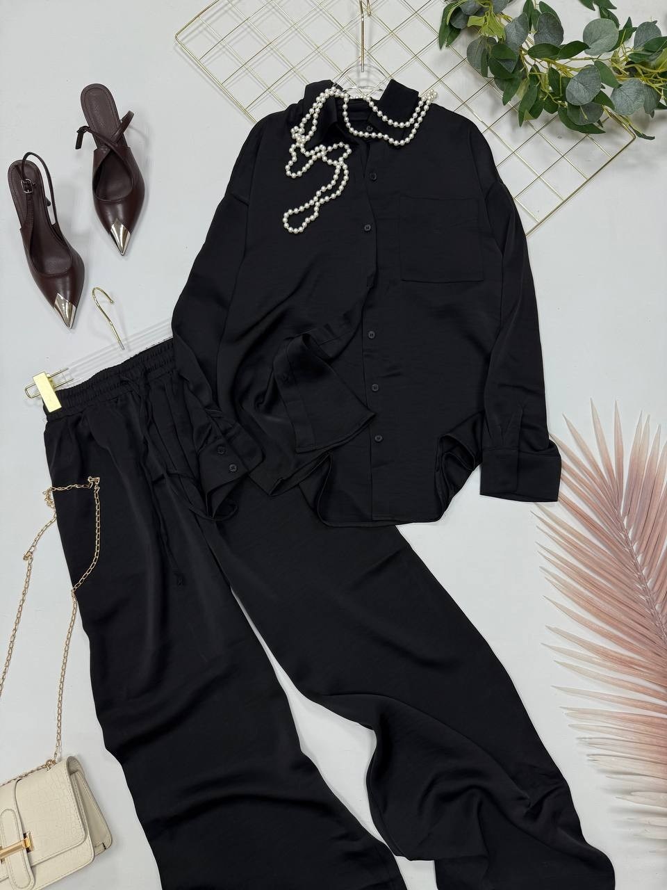 шелковый костюм в пижамном стиле с брюками shokh,шелковый костюм брючный в пижамном стиле leevcot,шелковый костюм в пижамном стиле женский брючный,шелковый домашний костюм в пижамном стиле,шелковый ко