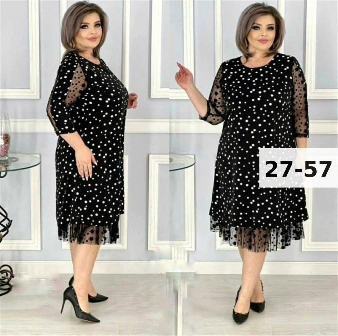 платье больших размеров в горошек,вечернее платье больших размеров нарядное в горошек saliya brand,женское праздничное платье больших размеров,платье вечернее больших размеров нарядное в горошек,плать