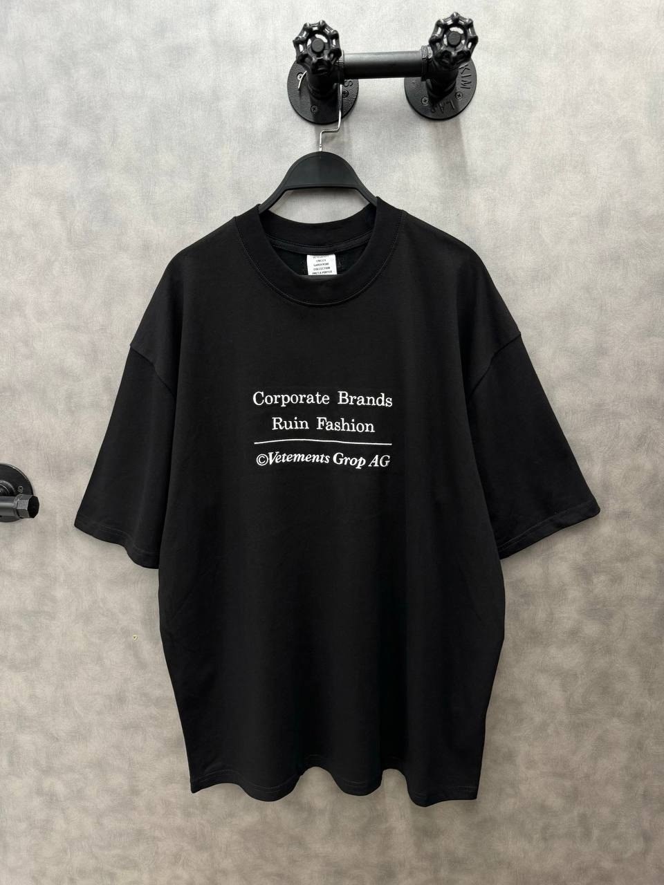 футболки vetements,vetements черная хлопковая футболка для мужчин,vetements черная хлопковая футболка,vetements t-shirt,футболка ветементс черная