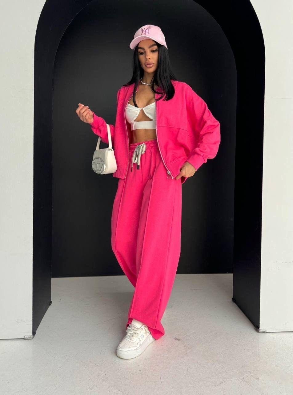 костюм женский,костюм спортивный оверсайз с капюшоном bliss.brend,спортивный костюм женский,костюм спортивный оверсайз с капюшоном bliss.brend цвет розовый,розовый костюм