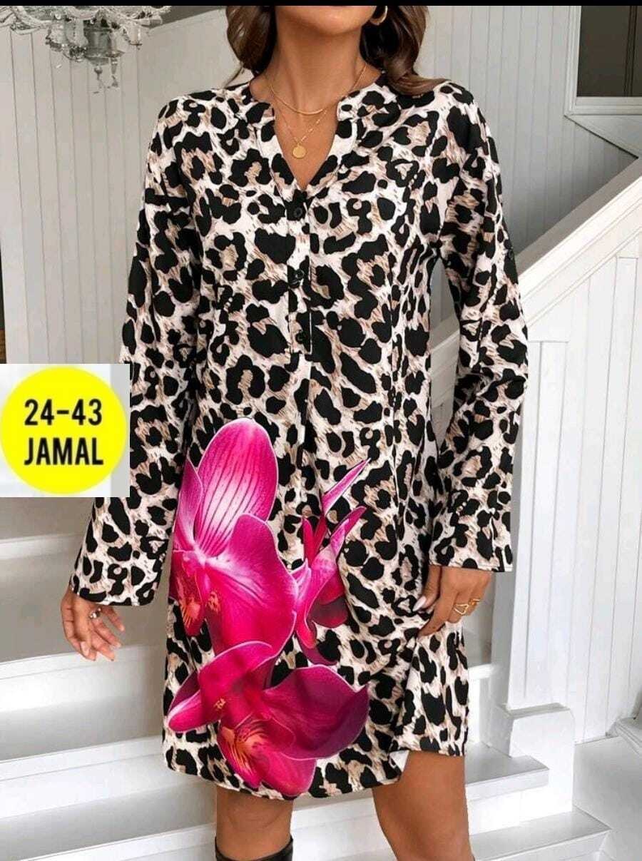 платье женской,платье туника,платье с леопардовым принтом,платья женские больших размеров,туника женская
