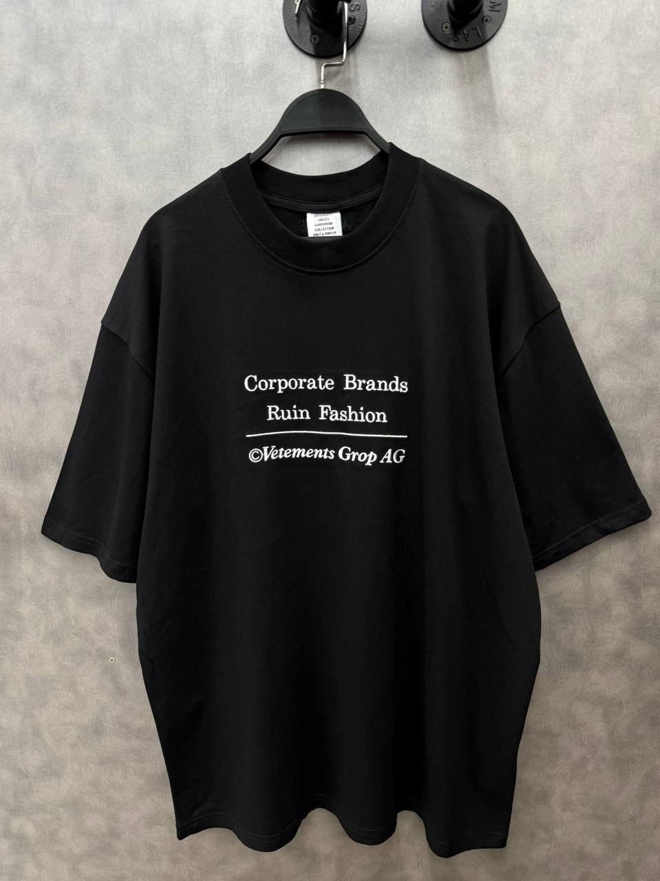 футболки vetements,vetements черная хлопковая футболка для мужчин,vetements черная хлопковая футболка,vetements t-shirt,футболка ветементс черная