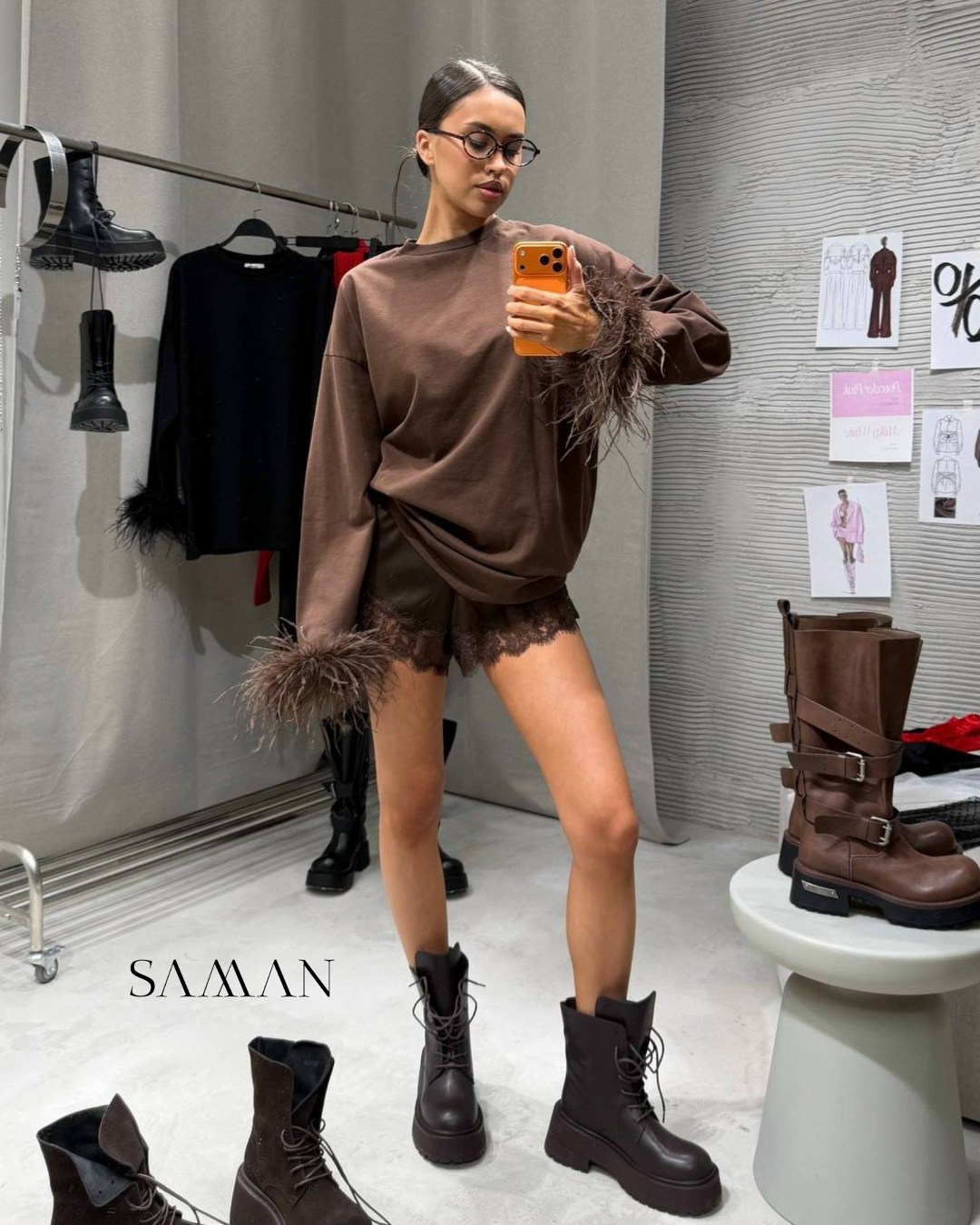 свитер коричневый,свитер удлиненный оверсайз в рубчик вязаный с горлом as&ay,свитер коричневый оверсайз,свитер оверсайз oversize вязаный с горлом удлиненный zhukova care 49239476,свитер