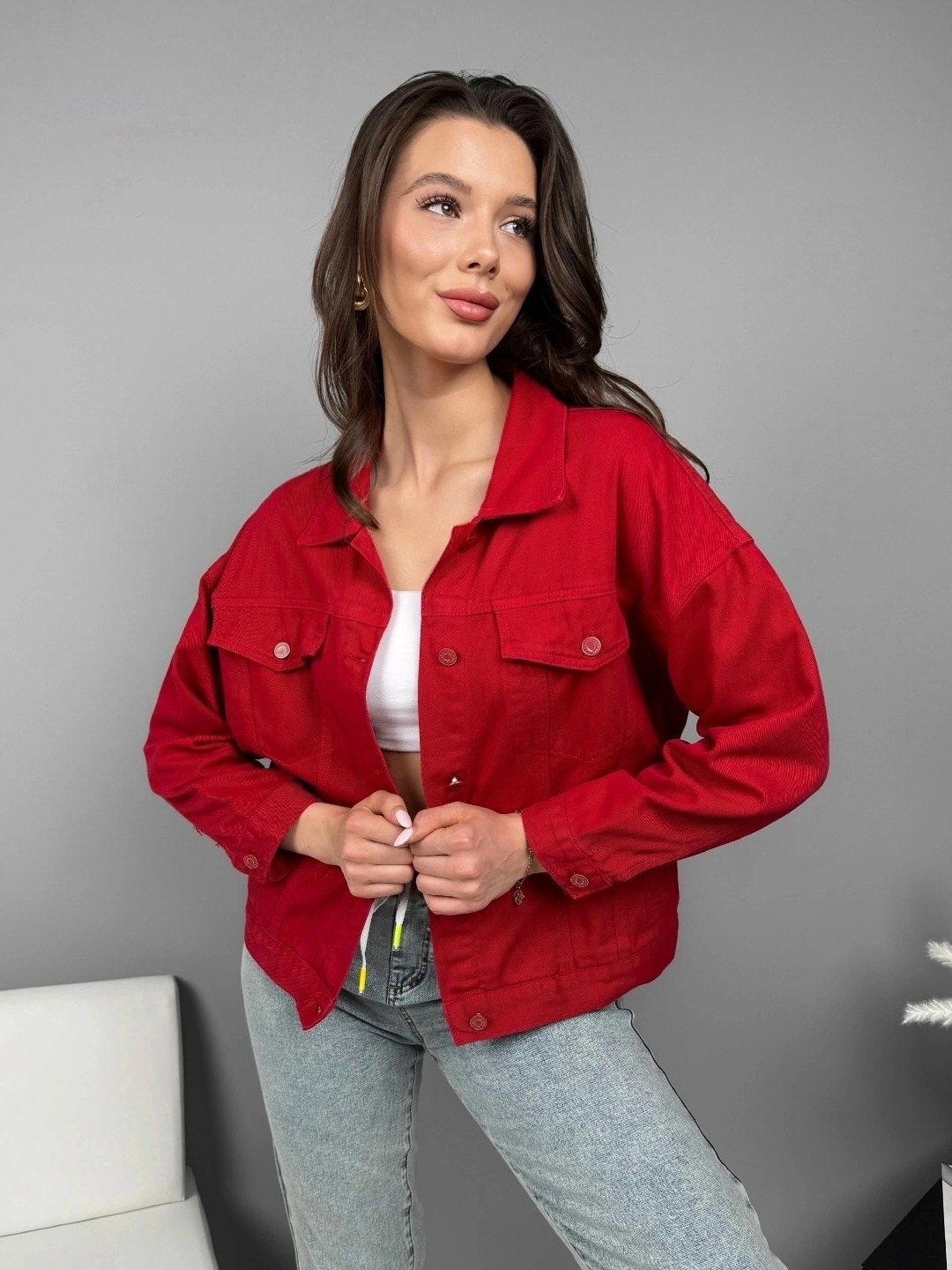 джинсовая куртка,женские джинсовые куртки,куртка джинсовая укороченная бомбер оверсайз tavana,куртка джинсовая женская оверсайз,куртка джинсовая укороченная