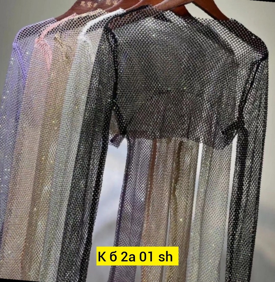 сетчатая кофта,кофта сетка с блестками,лонгслив из сетки со стразами,блестящая сетчатая куртка с бриллиантами,блузка сетка со стразами
