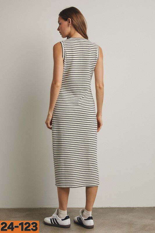 платья,платье миди,трикотажное платье,длинное платье,полосатое платье