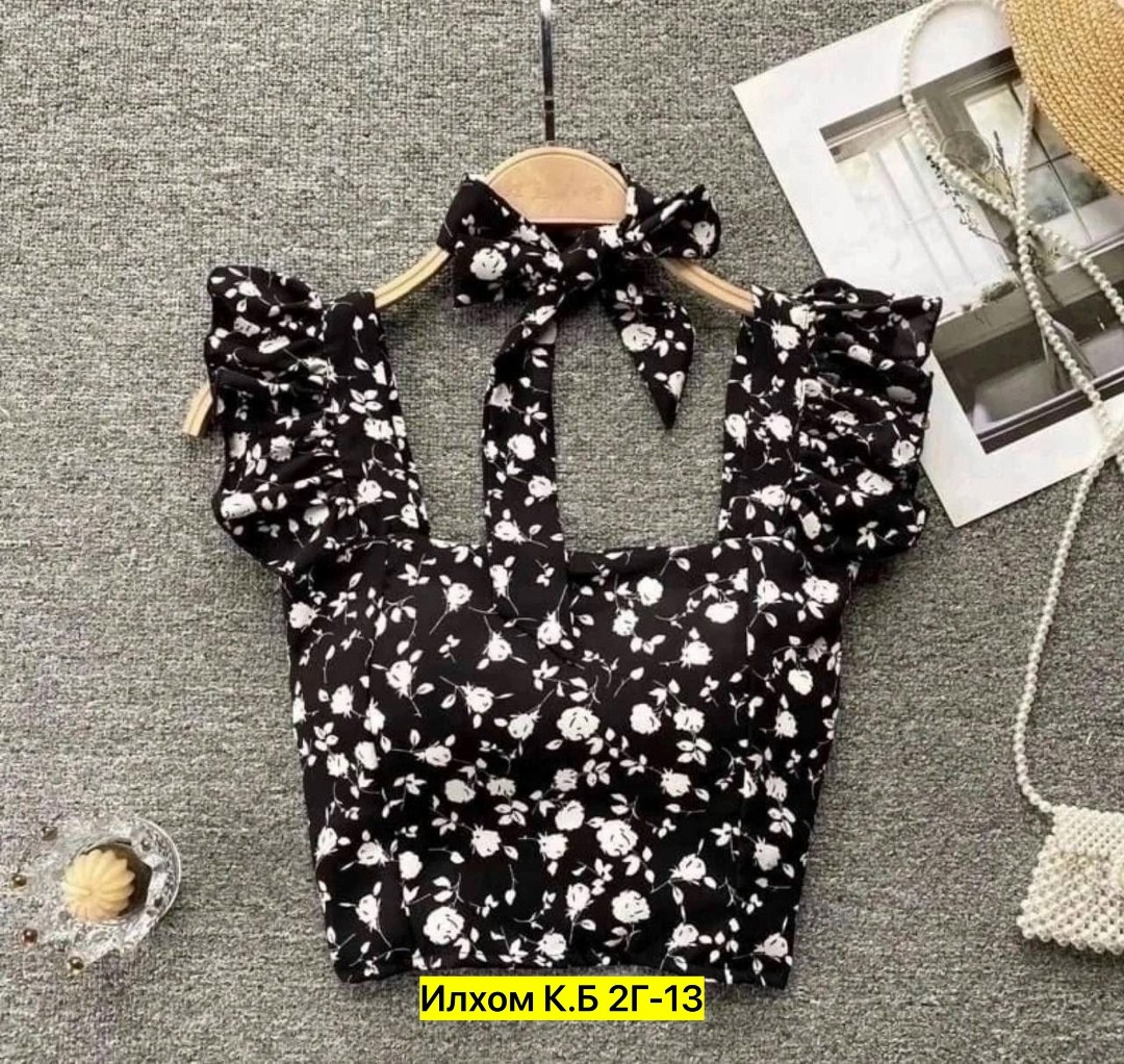 топ женский,женский короткий топ,,топ с рюшей