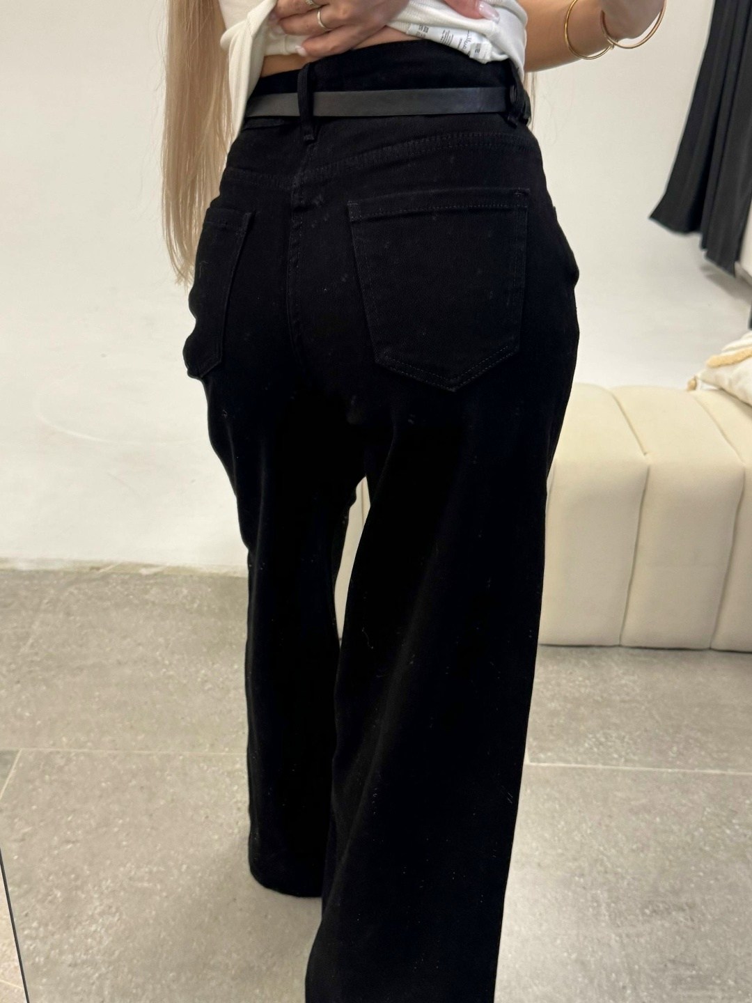 джинсы черные широкие,джинсы широкие,джинсы женские,джинсы палаццо с высокой посадкой черные,черные джинсы клеш