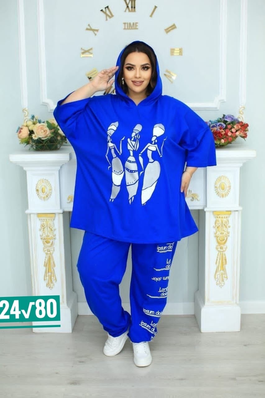 туника большие размеров,комплект одежды,туника с капюшоном женская,одежда больших размеров,кофта женская