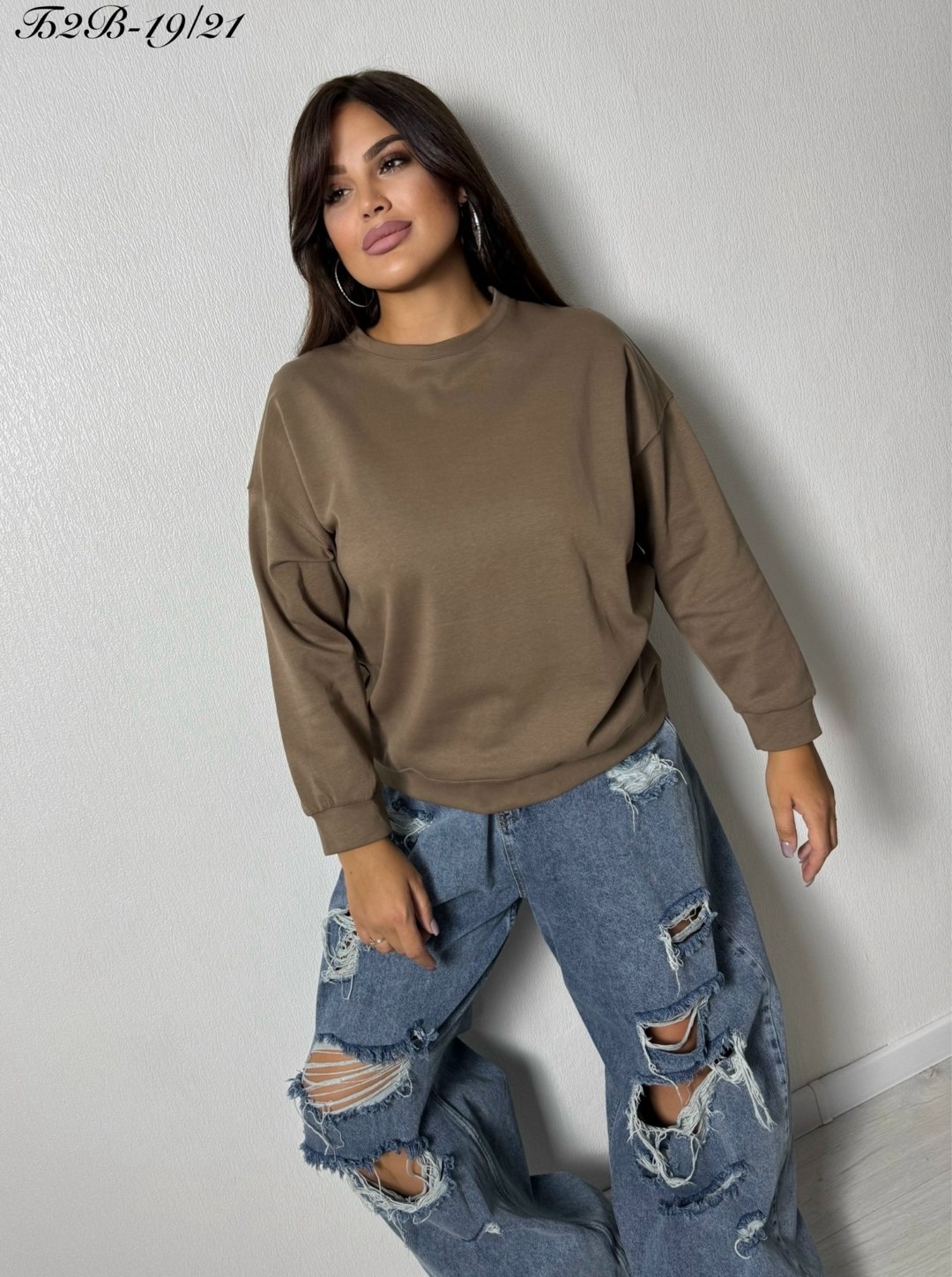 свитшот оверсайз,свитшот женский,модная толстовка,свитшот оверсайз кофта,серый оверсайз свитшот