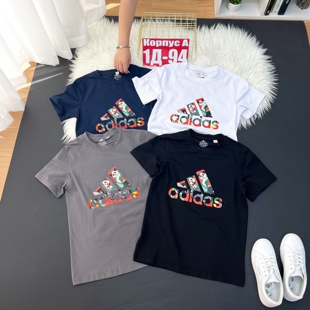 детская футболка adidas белый,футболка мужская adidas,футболки адидас,adidas футболка с короткими рукавами,футболки детские