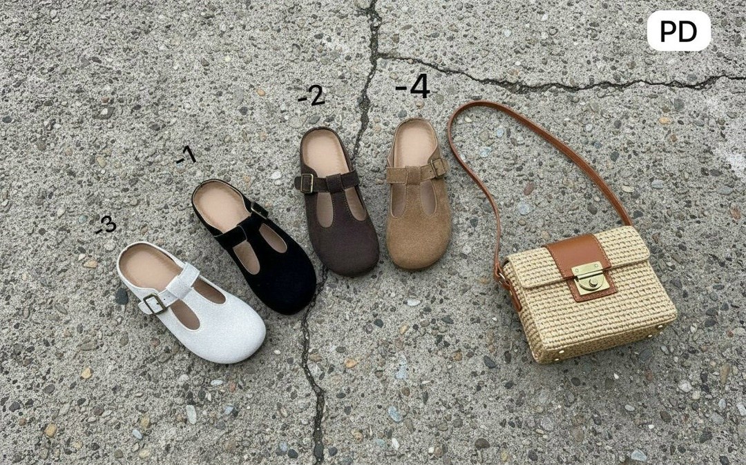 , женская,туфли на плоской подошве,модные тапочки, повседневные