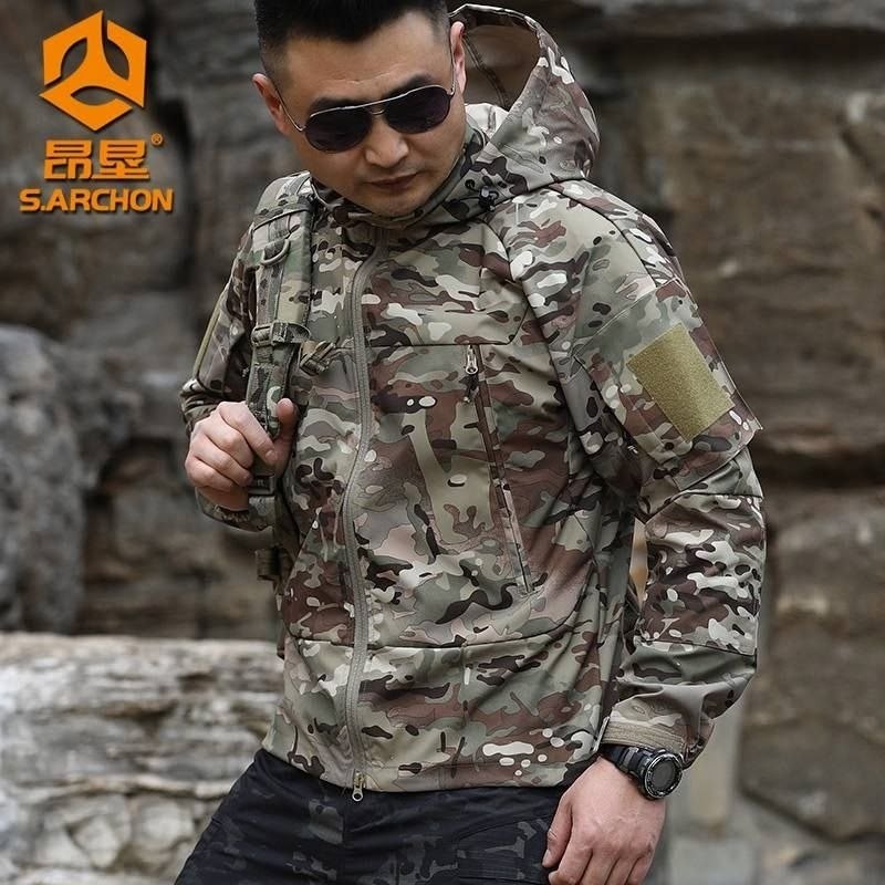 куртка камуфляжная,тактическая куртка,мужская тактическая куртка,водонепроницаемый камуфляж куртка,военная куртка