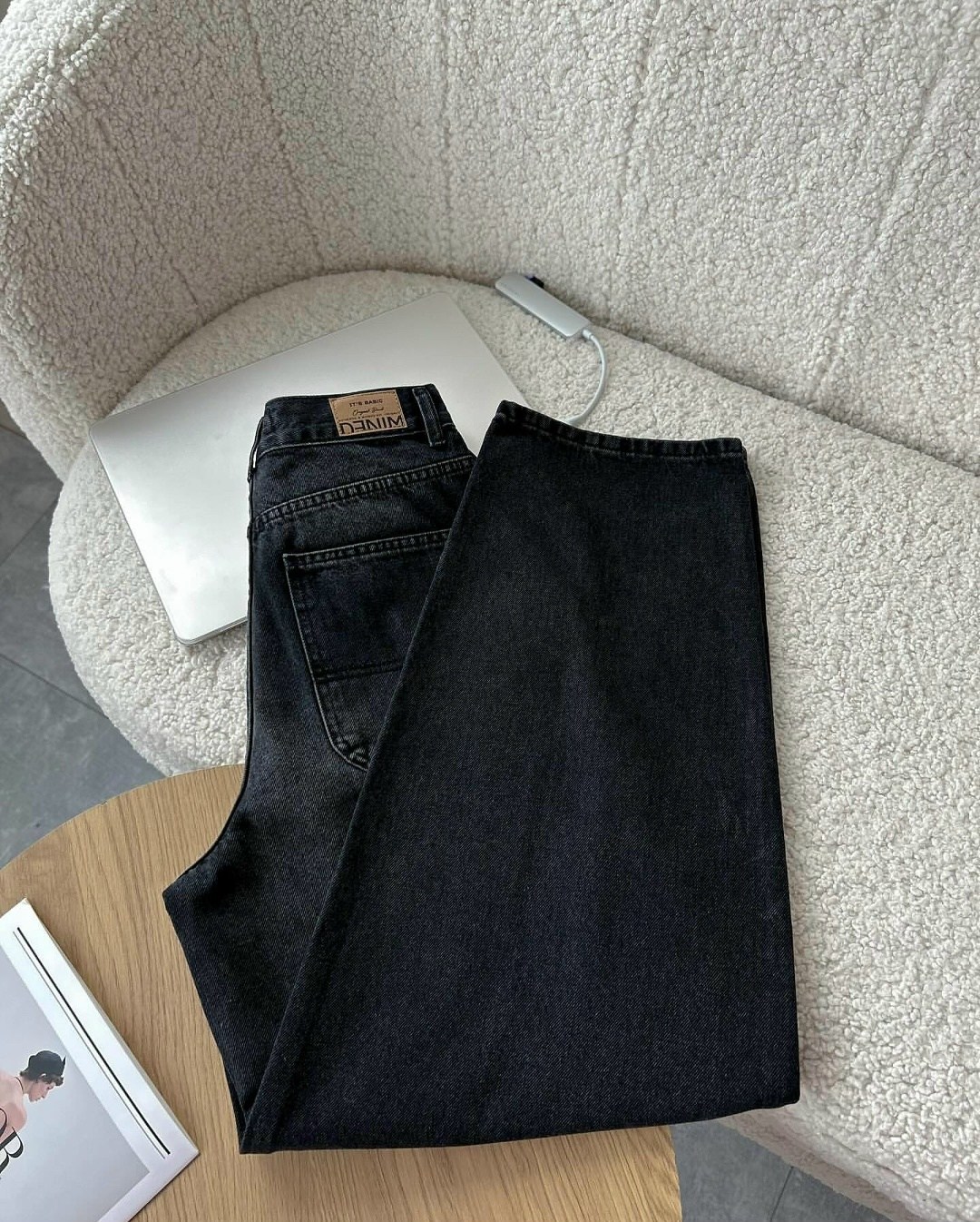 джинсы черные широкие,женские джинсы,джинсы,джинсы палаццо,джинсы брюки