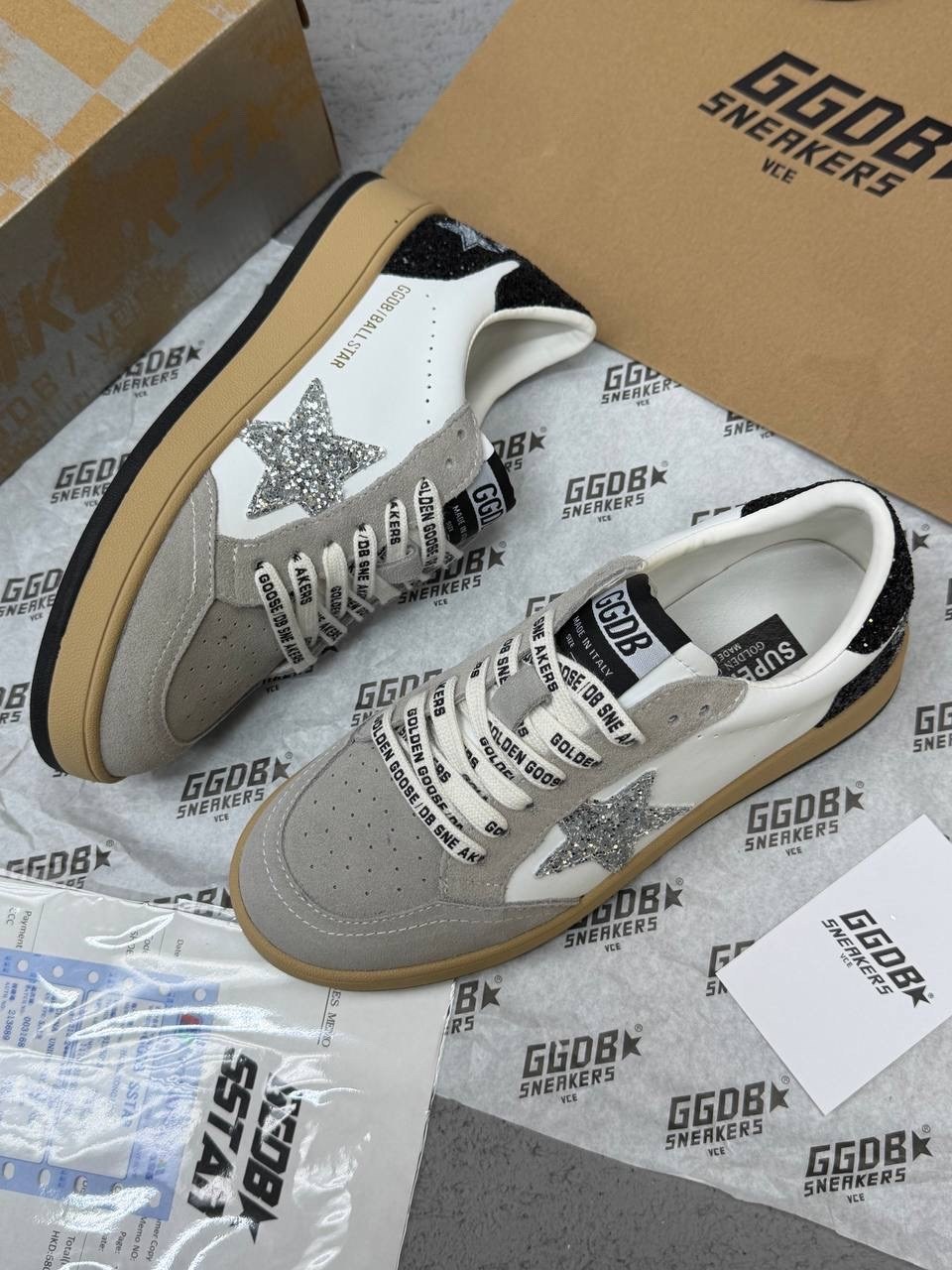 кроссовки golden goose ball-star low белый красный,кроссовки golden goose,кеды golden goose,кеды golden goose "ball star" красные,golden goose sneakers