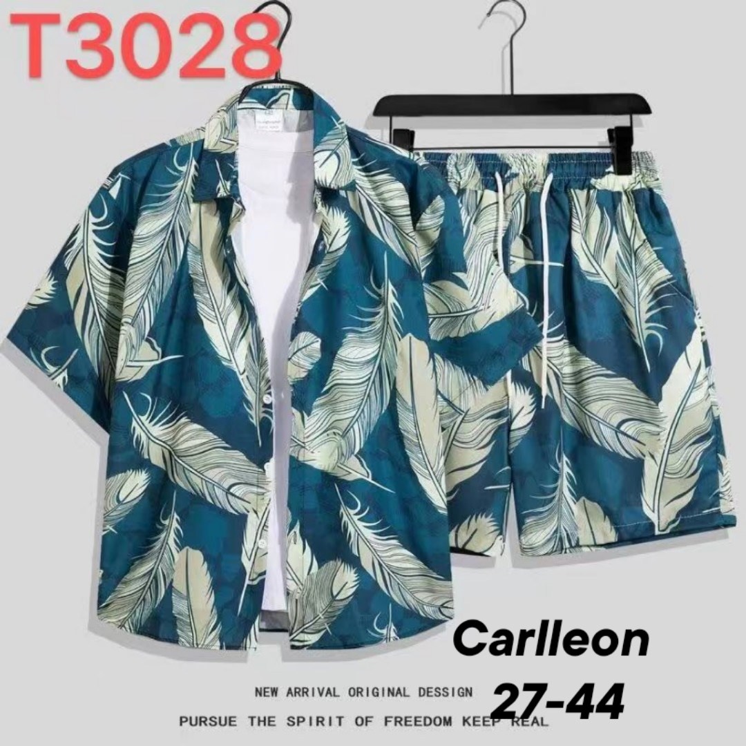 костюм пляжный мужской из рубашки с коротким рукавом и шортов в гавайском стиле для отпуска,мужская гавайская рубашка,гавайский мужской комплект рубашки с 3d принтом,пляжный костюм,мужская мода