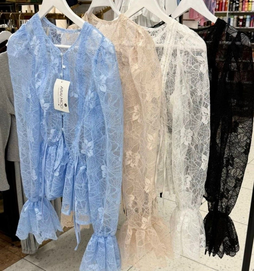 кружевная блузка,женская кружевная блузка,блузка модная,кружевная блузка нарядная disorelle,блузка с оборками