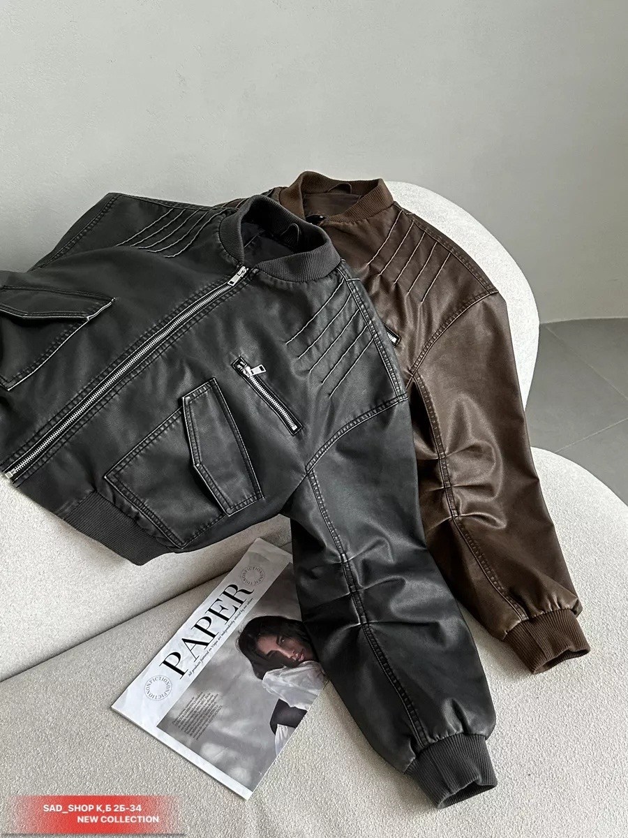 кожаный женский бомбер,кожаный бомбер,бомбер женский,верхняя одежда duna женская кожаный бомбер,коричневый кожаный бомбер