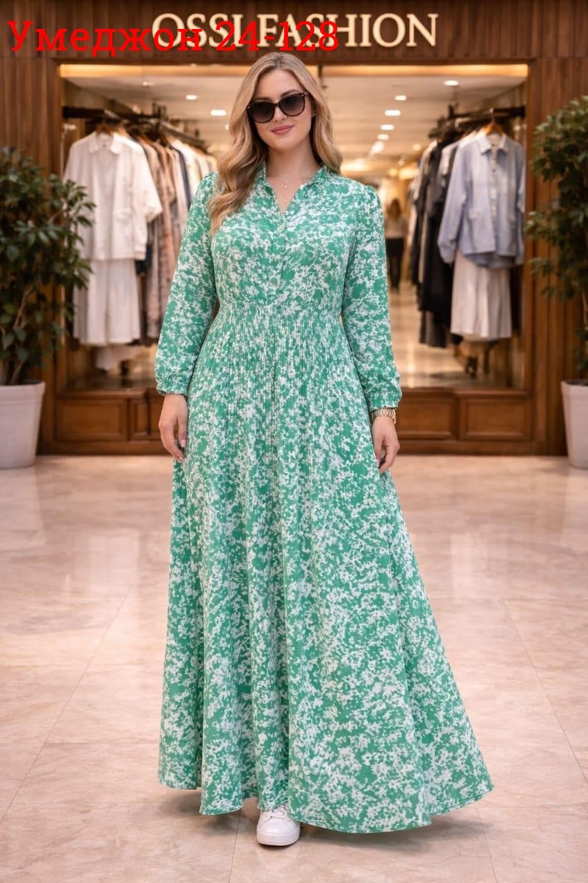 платье,платье из штапеля,платье миди,длинное платье,платья женские больших размеров