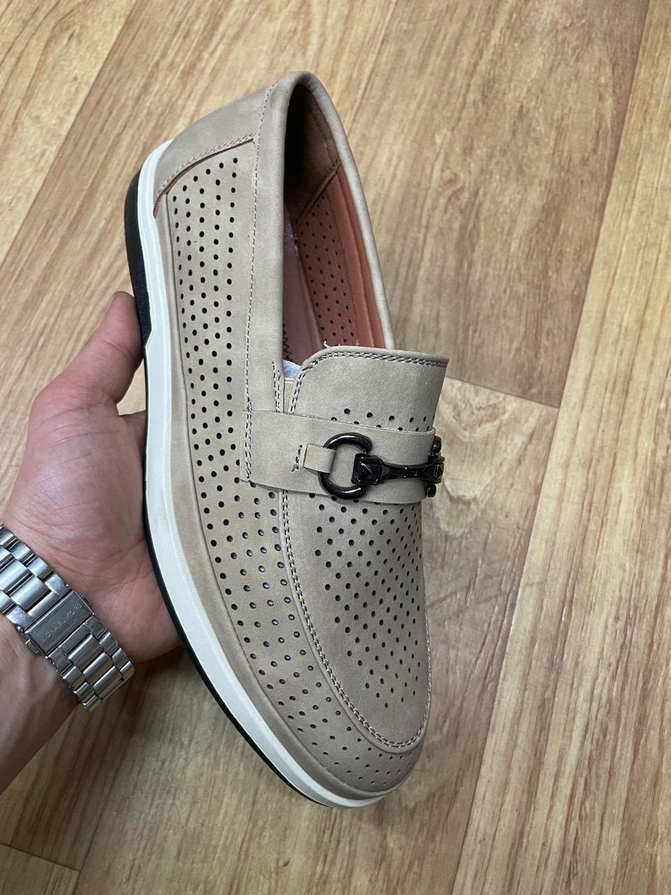 ,мужские летние мокасины артикул570934 екко классик,мокасины с перфорацией,женские мокасины,мокасин мужские