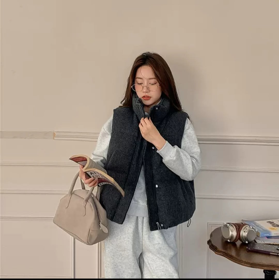 жилетка женская,жилет женский,теплый жилет,двусторонний жилет,жилет серый