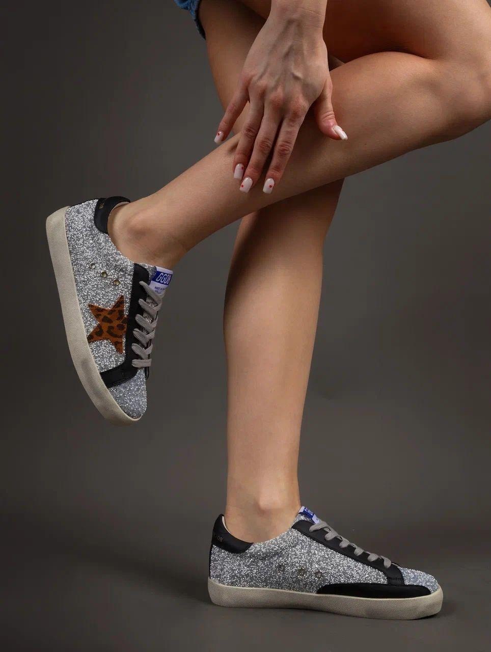 ,кеды golden goose,женские кеды,кроссовки golden goose,golden goose кеды блестящие