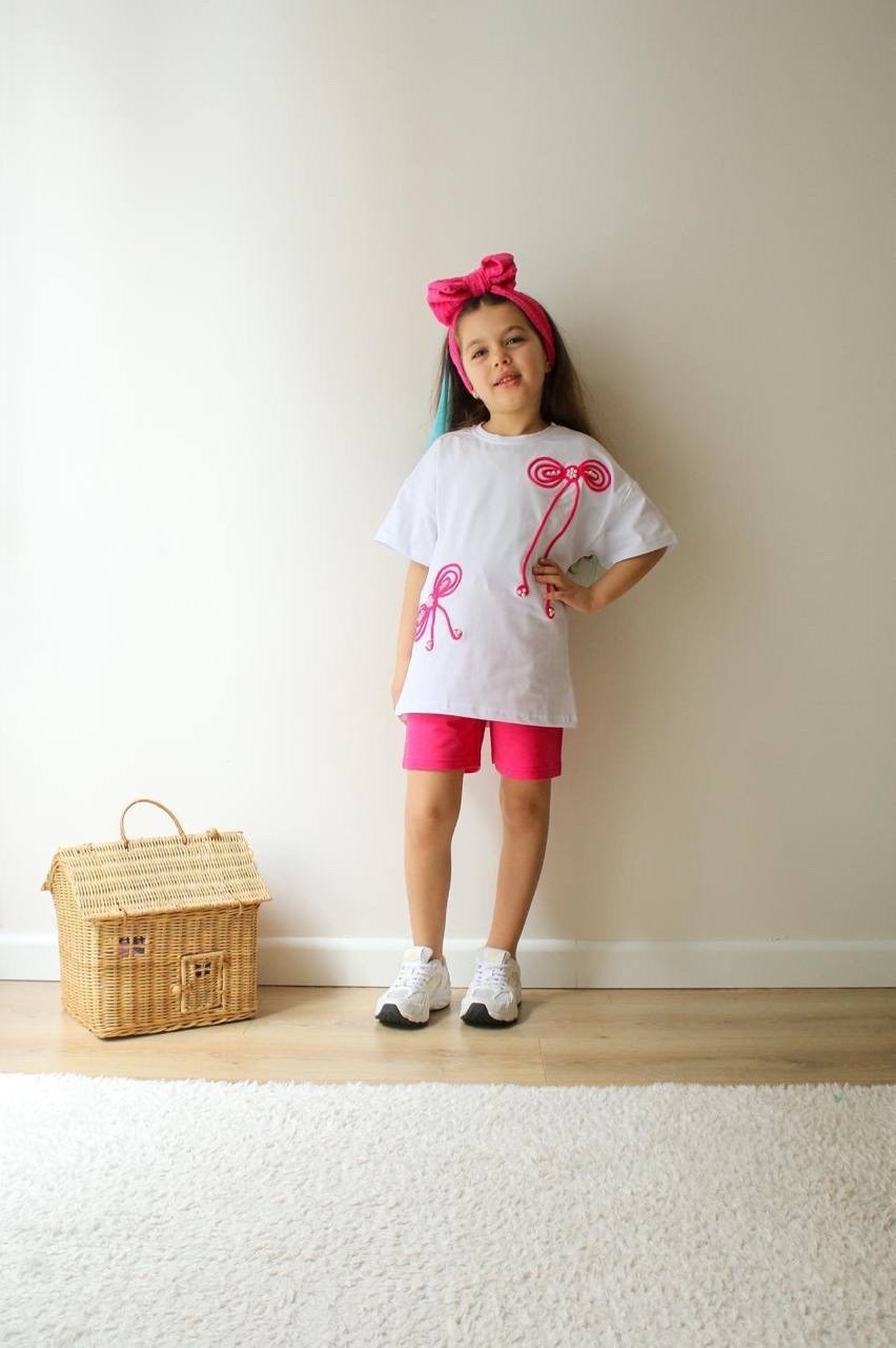костюм для девочек,одежда для девочек,футболка для девочки,костюм летний для девочек,костюм розово