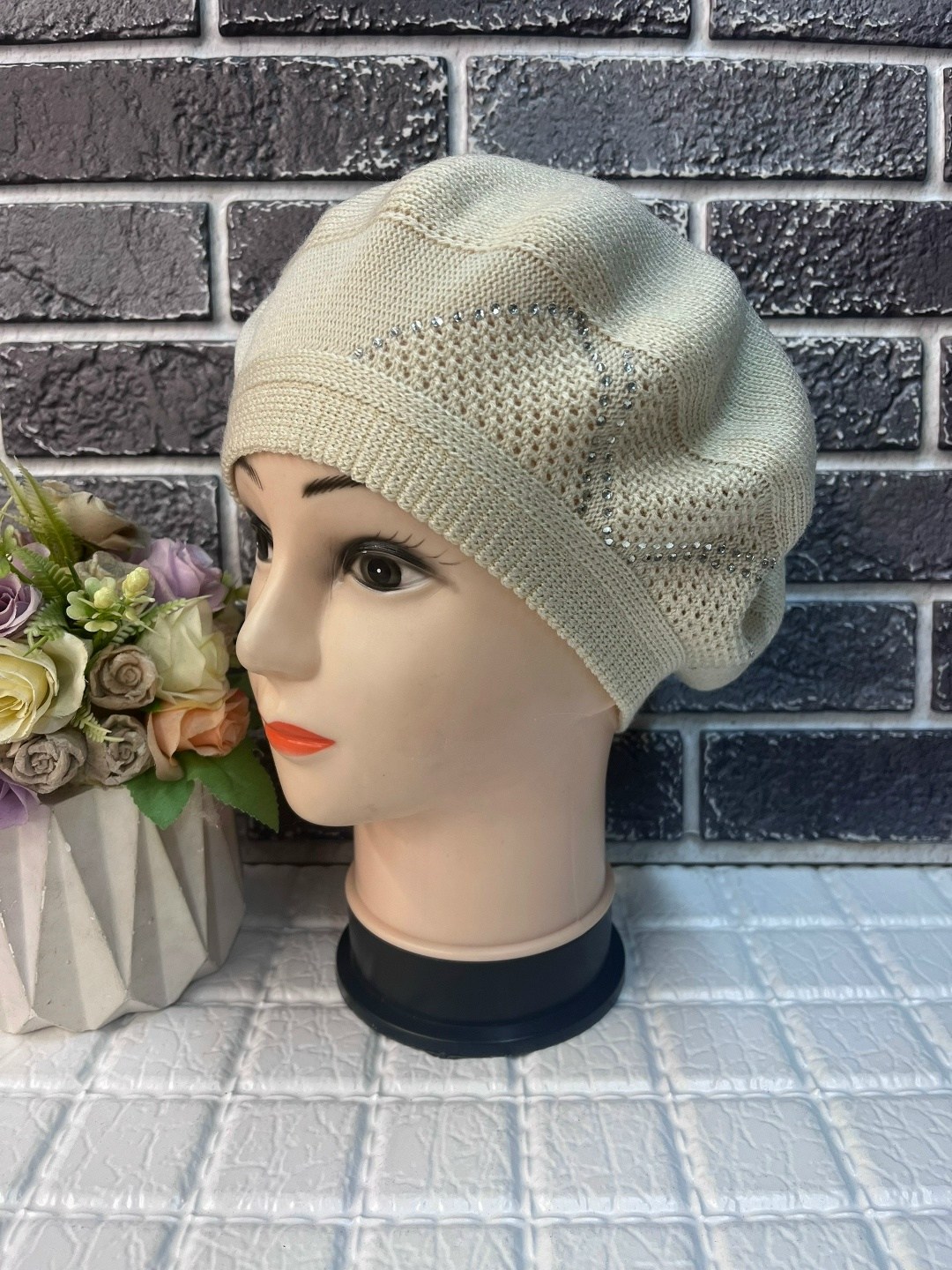 берет женский,шапка для женщин,женская шапка,берет двойной,беретка женская