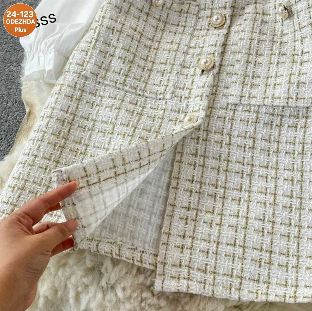 твидовый сарафан,сарафан в клетку,платье в стиле,шерстяное платье,сарафан в клетку зима