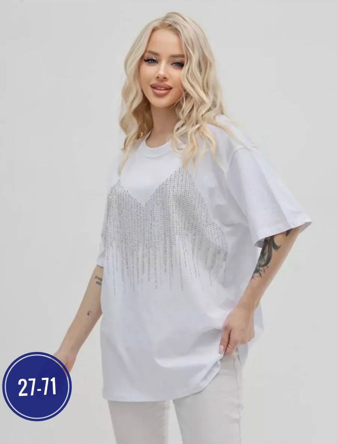 женская футболка со стразами,футболка оверсайз со стразам,базовая футболка со стразами оверсайз туника черная abidov style,базовая футболка со стразами оверсайз,футболка женская